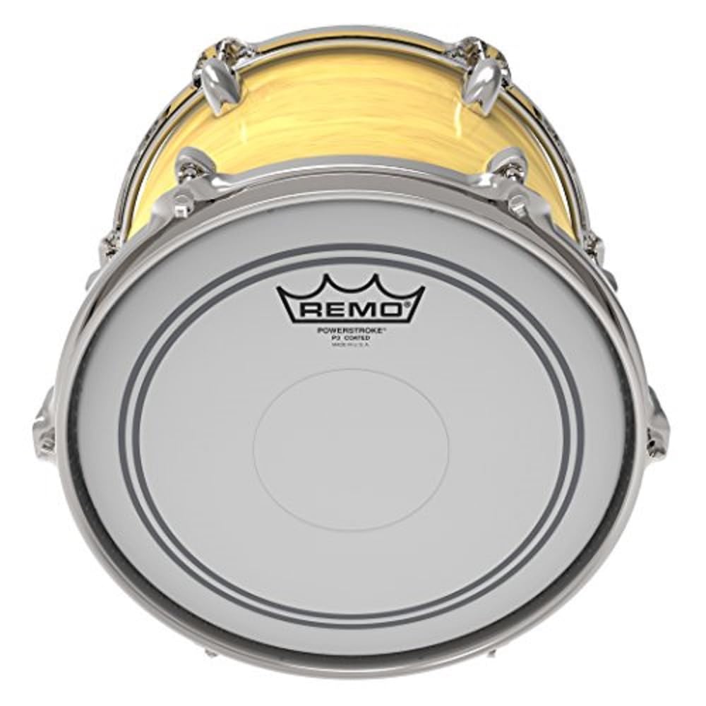 Remo P30114 C2 Coated Powerstroke 3 Drum Head (14 Inch)   Clear Dot On Top